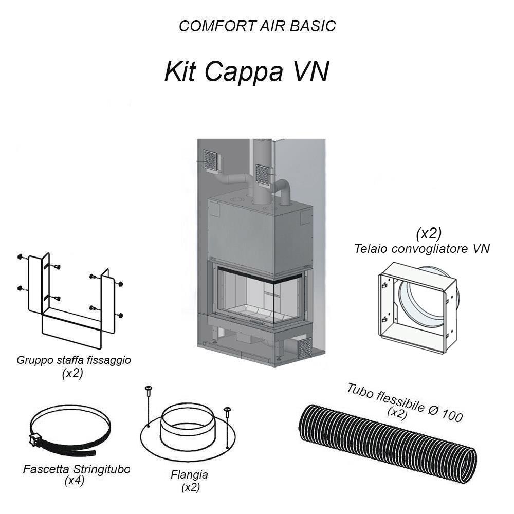Kit Cappa VN (Comfort Air Basic) Ventilazione Naturale