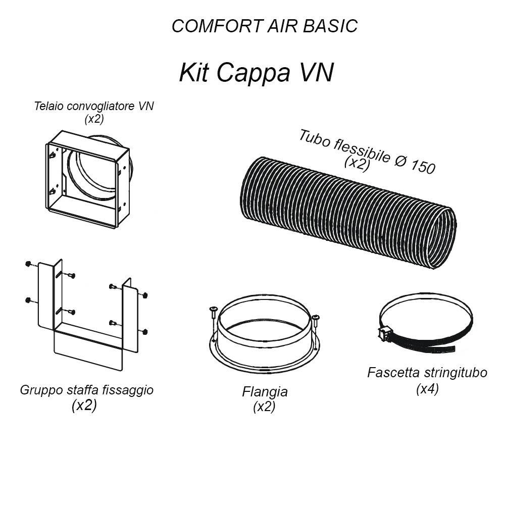 Aerex Reco-Boxx Comfort - Set Di 5 Tappetini Filtro G4 (478x177 Mm) Per Ricambio Annuale